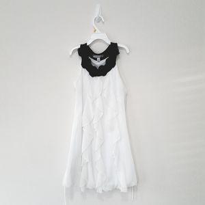 Speechless black and white ruffles dress